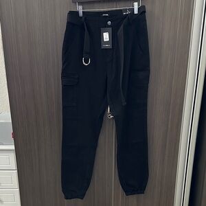 Fashion Nova Black Straight Leg Pants